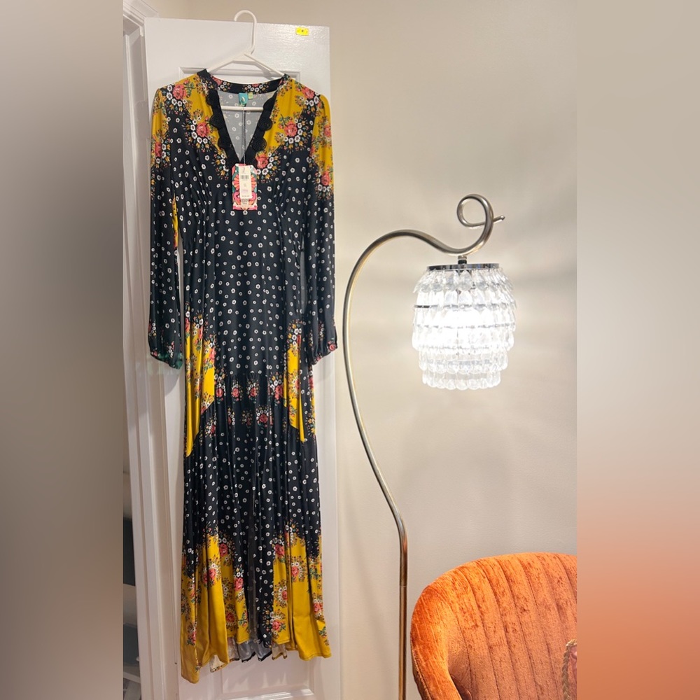 Beautiful black maxi dress.